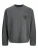 JACK & JONES Sweatshirt  basaltgrijs / zwart