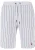 ROCAWEAR Broek  donkerrood / zwart / wit