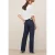 Cecil Dames Uitgerolde Wide Legs jeans in Blauw