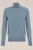 Fundamentals – Heren Slim fit fijngebreide coltrui – Slim Fit – Grijsblauw – Katoen –