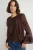 TRENDYOLMİLLA Dames Bruin Effen Lang Oversized Blouses