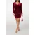 GUESS  Eco Ls Ivana Dress Siren Red Multi