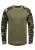 !Solid Shirt ‘Cajus’  groen / zwart / wit