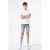 Garcia slim regular waist short grey denim