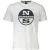 North Sails Witte Katoenen T-Shirt voor Mannen