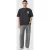 AllSaints Distortion Ss Crew Washed Black/blue