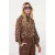 Esqualo blouse met stippen – bruin