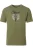 Redmond T-Shirt ronde hals groen, Bedrukt