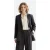 Scotch & Soda Core Db Tropical Wool Boyfriend Blazer With Belt Charcoal Me