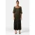 French Connection Shimmer Sparkle Smocked Dress Black