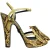 Dolce & Gabbana Gele Exotische Leren Enkellaarzen Sandalen Schoenen