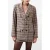 French Connection Gina Check Blazer Pink Check