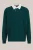 WE Fashion – Heren relaxed fit polo met contrast – Relaxed Fit – Donkergroen – Katoen –