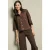 LOLALIZA blouse – bruin