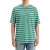Scotch & Soda Relaxed Fit Structure Stripe T-shirt Green White Multi Strip
