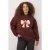 Trendyol Curve Dames Bruin Dierenprint Lang Oversized Grote maten Sweatshirts