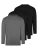 Ragman Shirt ‘Basic’  rookgrijs