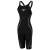 Speedo Intent Streamline eendelig zwempak voor dames (Zwart/Goud)