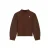 Le Chic semi-transparante blousetop – donkerbruin