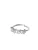 PURELEI Ring ‘Powder’  zilver / transparant