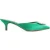 LK Bennett Estella Heart Mule Green
