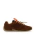 Manfield X Isabelle ‘in her shoes’ collectie suède sneakers donkerbruin