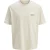 Jack & Jones jorislington type tee ss crew neck 12273640 antique white
