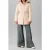 Calvin Klein Belted Matte Quilted Coat Chalk