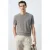 Mango Man regular fit gebreide T-shirt – marine