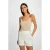 Morgan ribgebreide top beige