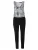 KOROSHI Jumpsuit  grijs / donkergrijs / zwart / wit