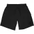 Aquascutum Herenfleece-shorts met geborduurd logo (Zwart)