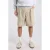 America Today relaxed casual short met linnen beige