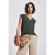 Street One Dames Shirt met structuur in zijde-look in Groen