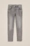 Blue Ridge – Jongens slim fit jeans – Slim Fit – Lichtgrijs – Katoen –