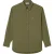 Lacoste Dames/Dames Popeline Oversized Overhemd (Kaki Groen)