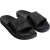 Malelions Men Signature Slides | Black/Black