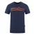 Plein Sport Brand Signature Logo Marineblauw T-shirt