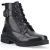 Hush Puppies Teagan Biker Leren Dames ZWARTE Laarzen