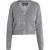 Faina Vest Dames Grijs gemêleerd zilver