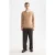 Scotch & Soda Ecovero Blend Knitted Long Sleeve Polo Tannin