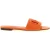 Dolce & Gabbana Oranje Kalfsleren Sandalen
