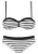 LASCANA Bikini  zwart / wit