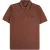 Fred Perry Herenpoloshirt met dubbele kraag (Maroon, Maroon)