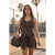 TRENDYOLMİLLA Dames Bruin Effen Mouwloos Regular fit Blouses