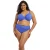 Elomi niet-voorgevormde beugel bikinitop Plain Sailing blauw