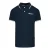 Aquascutum London getipt marineblauw poloshirt