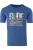 Marvelis Casual T-Shirt ronde hals kobalt, Bedrukt