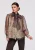 Ombre Blouse ‘OW-SH-E0031’  beige / zwart
