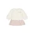 BESS gebloemde sweatjurk – ecru